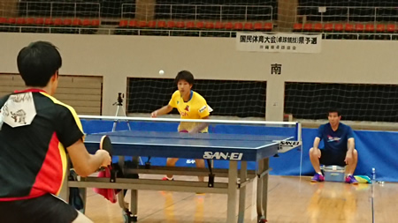 第74回　国民体育大会卓球競技県予選