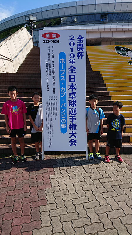 全農杯　2019年全日本卓球選手権大会