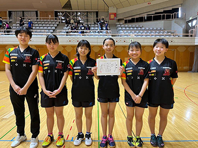 第8回九州中学校選抜卓球大会（団体の部）県予選