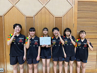 令和5年度県中学生卓球選手権卓球大会